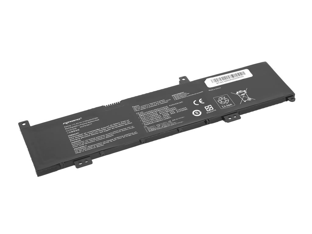 Bateria do laptopa N580VN, N580VD, NX580V, X580V  11.4 V   4100 mAh