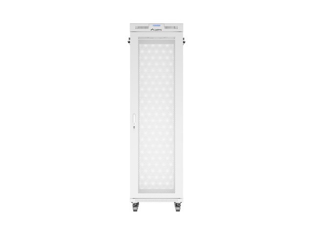 Szafa stojąca rack 19" 42U 600x800mm szara (drzwi przednie perforowane) LCD Lanberg - obrazek 4