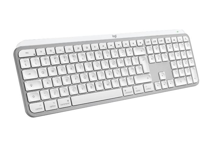 Klawiatura bezprzewodowa Logitech MX Keys S dla komputerów Mac Pale Grey - obrazek 2