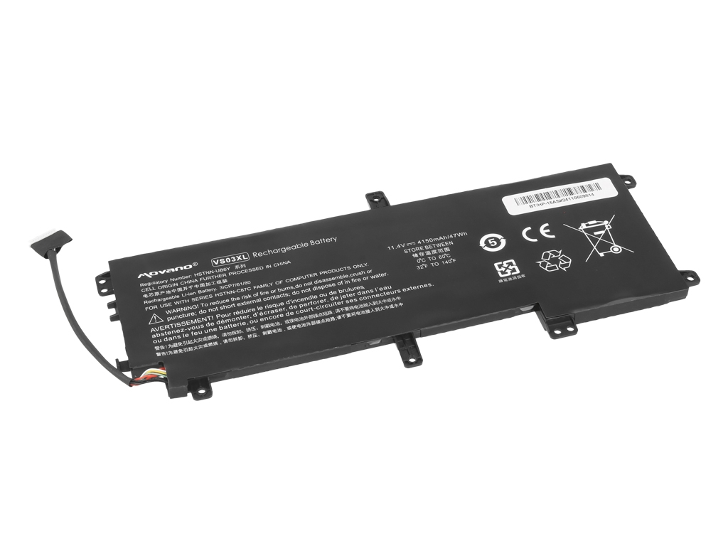 Bateria do laptopa HP Envy 15-as 11.4 V 4150 mAh