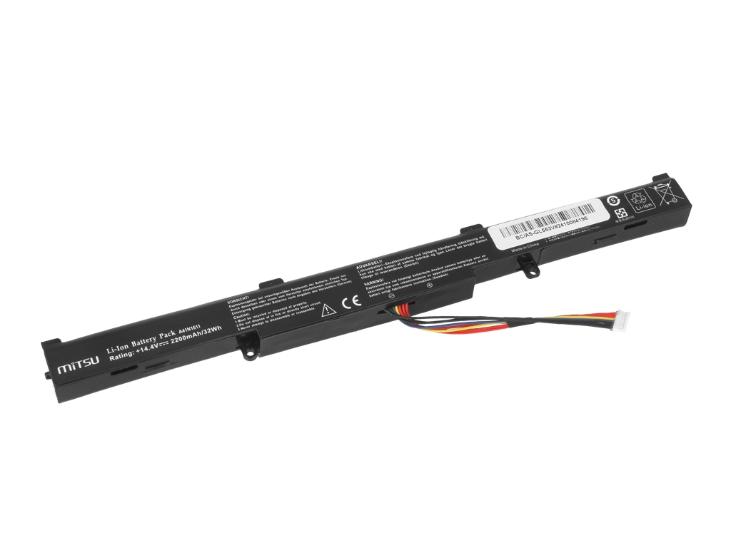 Bateria do laptopa Asus ROG Strix GL553V, GL742V, GL752V 14.4 V 2200 mAh