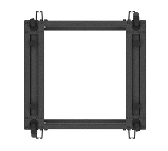 Szafa stojąca Open Rack rack 19'' 12U 600x600-1100mm regulowana Czarna Langberg - obrazek 5