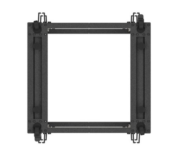 Szafa stojąca Open Rack rack 19'' 15U 600x600-1100mm regulowana Czarna Langberg - obrazek 5