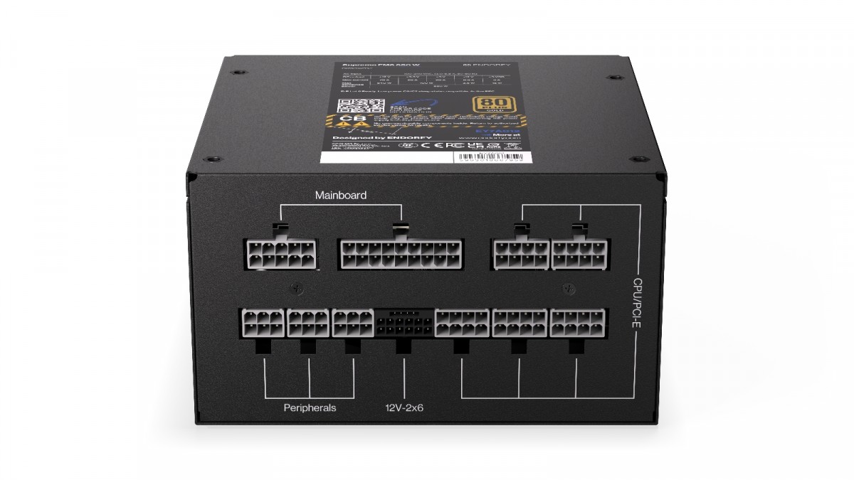Zasilacz ATX 850W Endorfy Supremo FM6 80 Plus Gold - obrazek 5