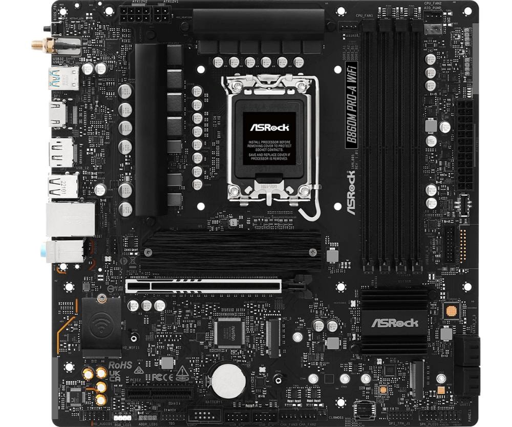 Płyta Socket LGA1851 ASRock B860M Pro-A WiFi - obrazek 2