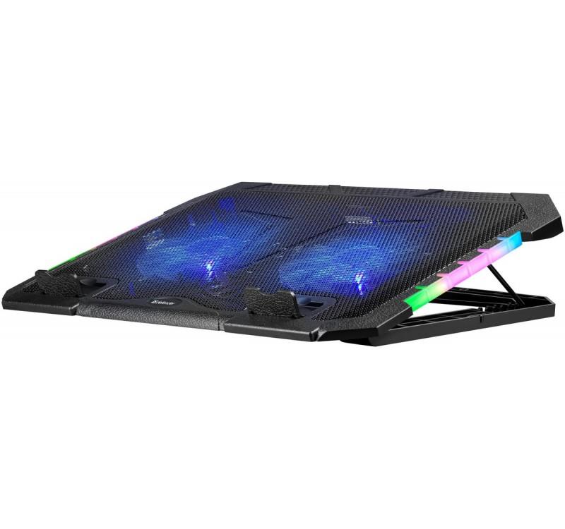 Podstawka chłodząca do laptopa 15.6-17.3" Defender NS-502 RGB + uchwyt smartfon - obrazek 3