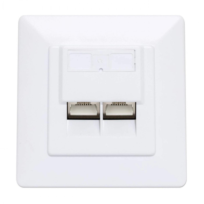 Gniazdo podtynkowe 2xRJ45 FTP Cat6 Intellinet - obrazek 3
