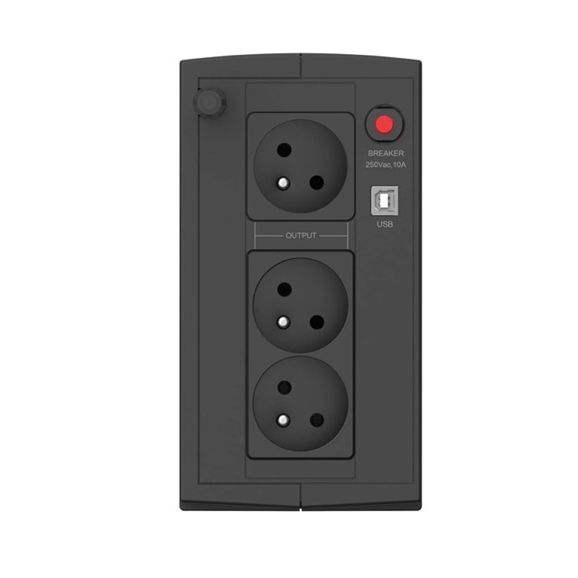 Zasilacz awaryjny UPS - Ever Duo 850 PL AVR USB - obrazek 3