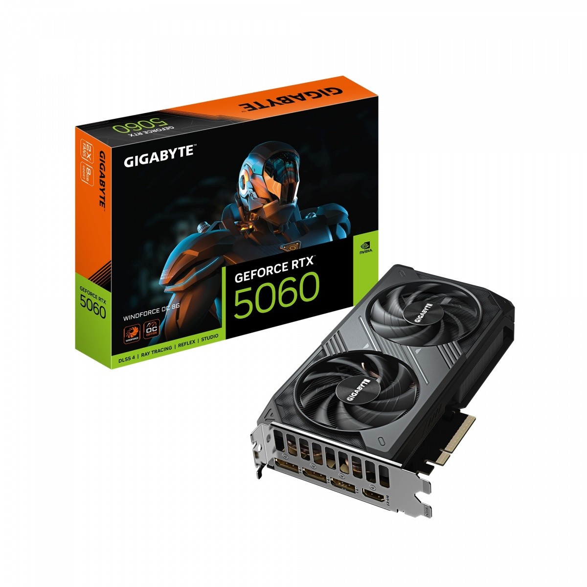 GeForce RTX 5060 8GB Gigabyte Windforce OC