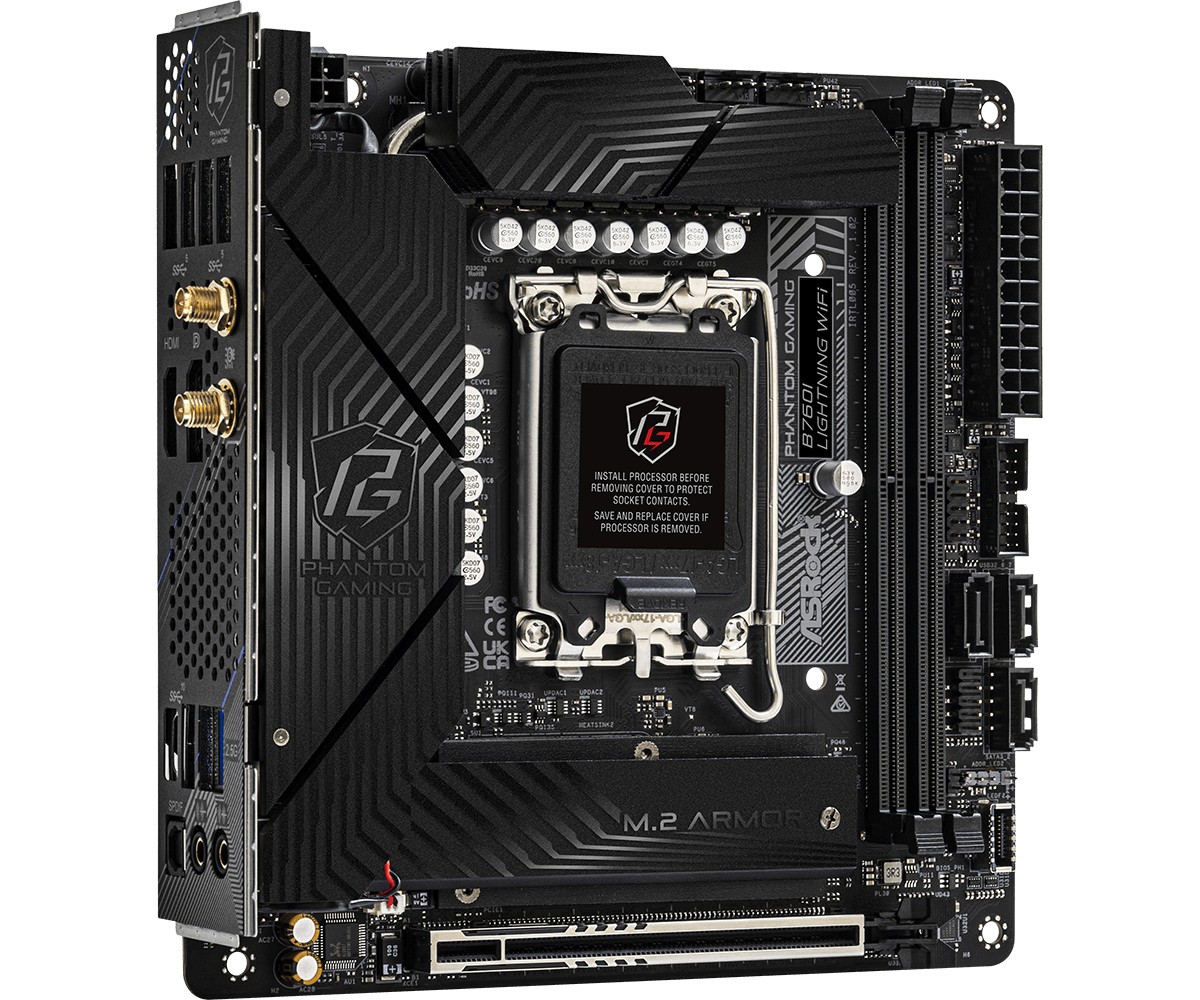 Płyta Socket LGA1700 ASRock B760I LIGHTNING WIFI - obrazek 2