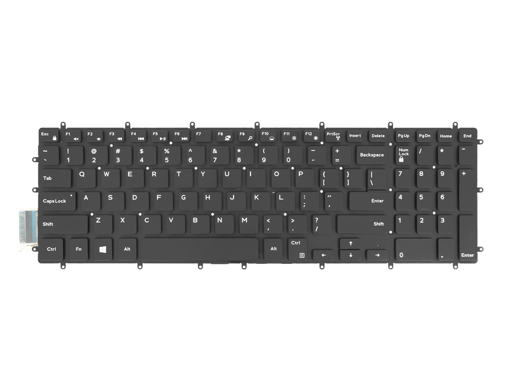 Klawiatura do laptopa Dell 15 17 - 3579, 3590, 5000, 7590 - podświetlana