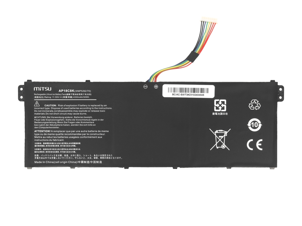Bateria do laptopa Acer Aspire 5, Swift 3 11.55 V 4350 mAh - obrazek 3