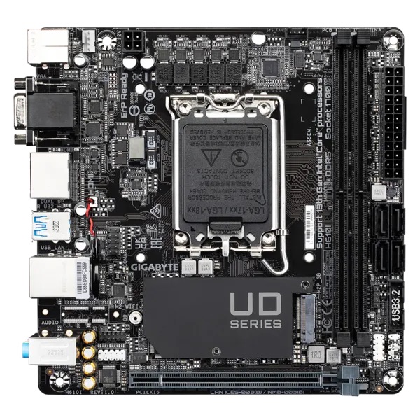 Płyta Socket LGA1700 Gigabyte H610I - obrazek 4