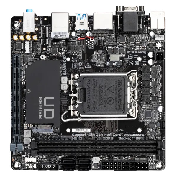 Płyta Socket LGA1700 Gigabyte H610I - obrazek 2