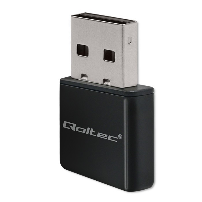 Bezprzewodowa karta sieciowa USB Wi-Fi 300Mbps  802.11n  Qoltec Nano