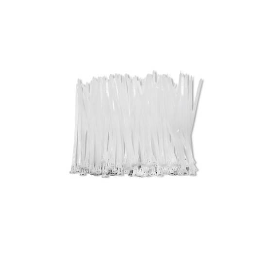 Opaski zaciskowe wielorazowe 200mm x 4,8mm (100 szt.) Białe - obrazek 3