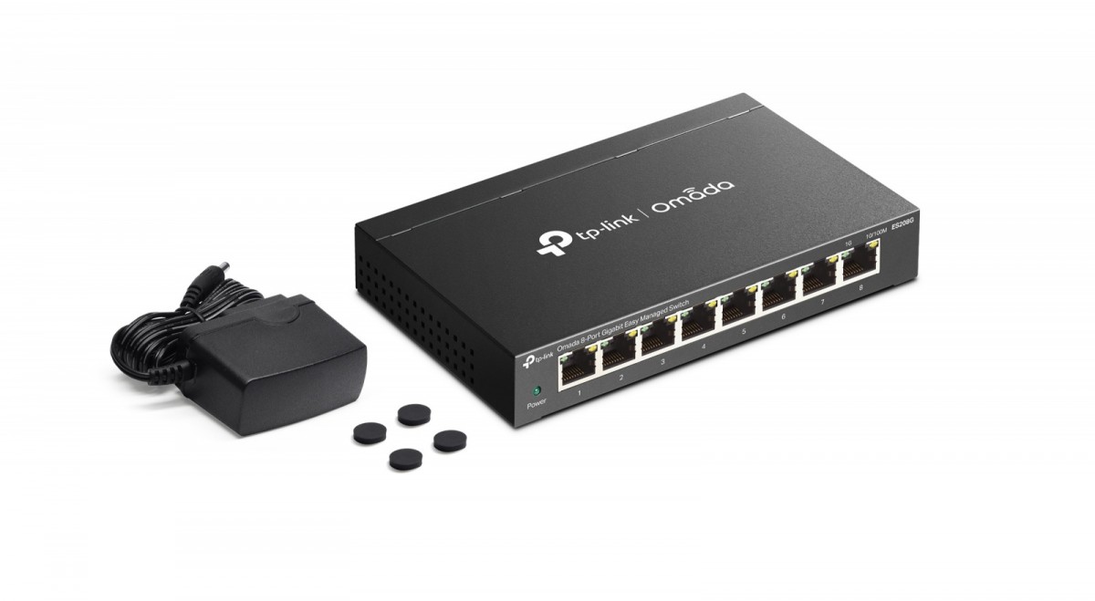 Switch TP-Link ES208G 8x10/100/1000 MB/s Omada Easy Managed - Metalowa obudowa - obrazek 5
