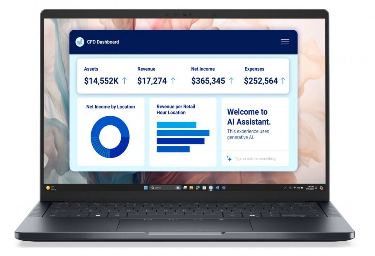 Laptop Dell Pro 14 Premium PA14250  14" WUXGA  Ultra 7 268V 32GB 512GB SSD Arc MS Windows 11 Professional