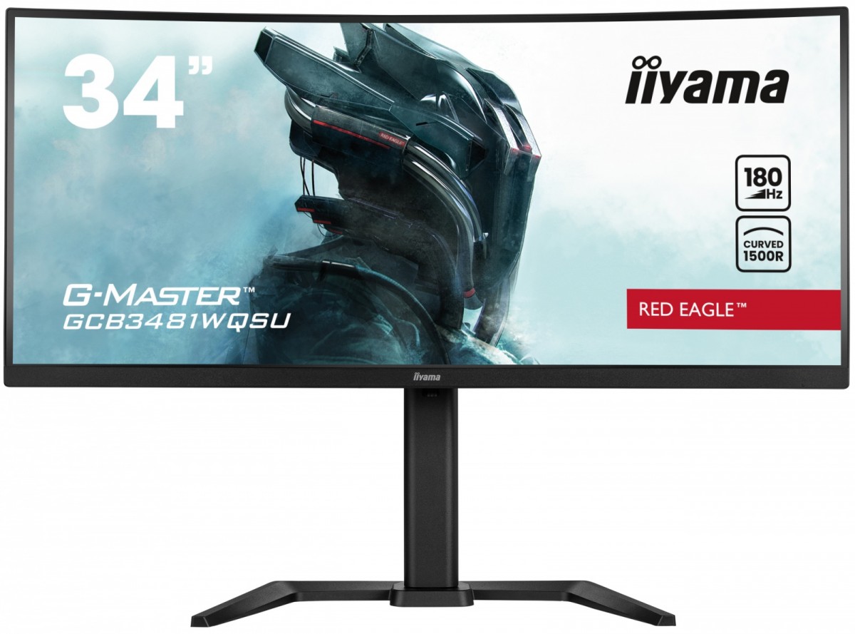 Monitor 34" iiyama G-MASTER gaming series GCB3481WQSU-B1  Red Eagle Curved