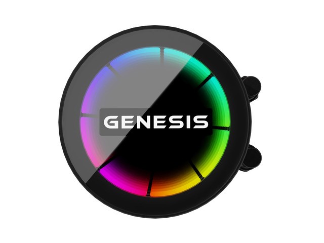 Chłodzenie wodne Genesis Hydria 240 Czarne - obrazek 2