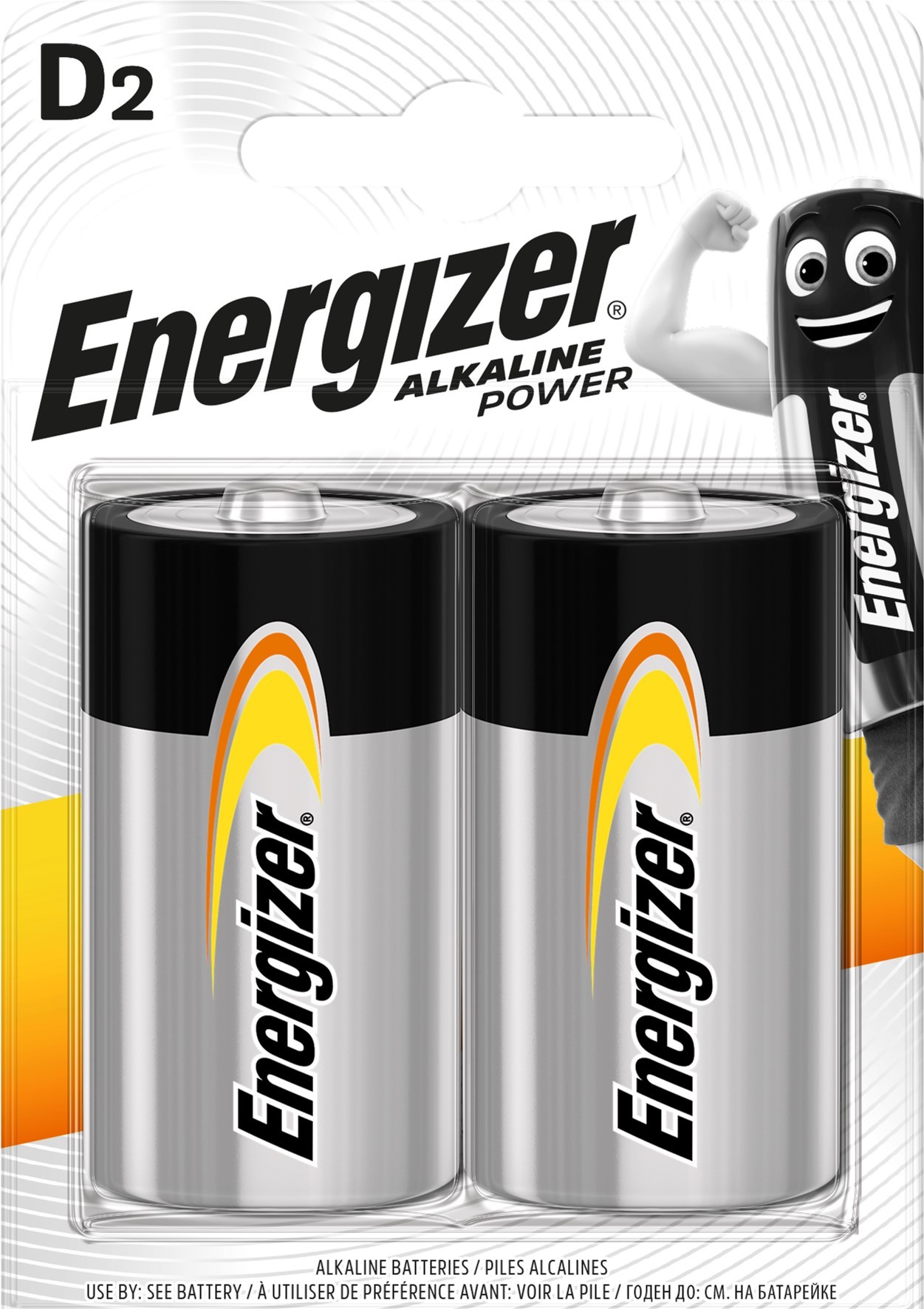 Bateria Alkaliczna R20  2 szt.  Energizer