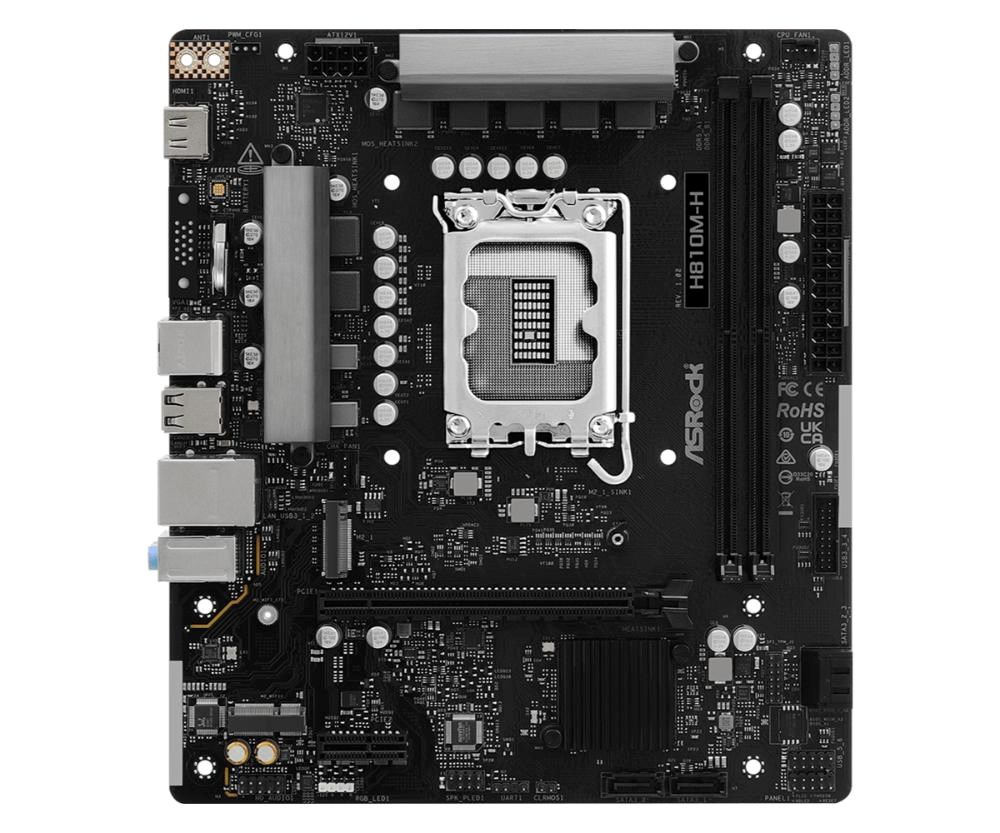 Płyta Socket LGA1851 ASRock H810M-H - obrazek 4