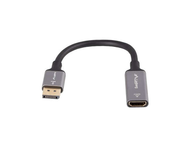Adapter DisplayPort męski na HDMI żeński 8K Lanberg - obrazek 2