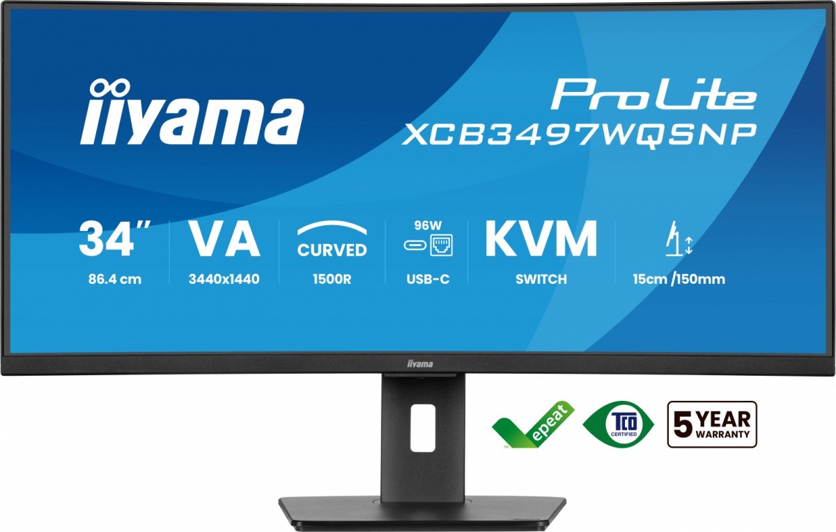 Monitor 34" iiyama ProLite XCB3497WQSNP-B1