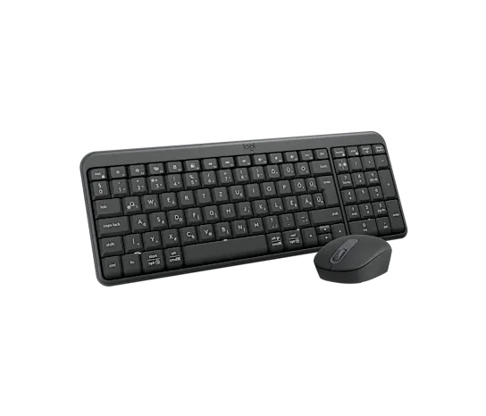 Zestaw bezprzewodowy klawiatura + mysz Logitech MK250 Bluetooth Grafitowa - obrazek 3