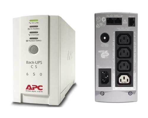 Zasilacz awaryjny UPS - APC Back-UPS CS 650VA EI - obrazek 4