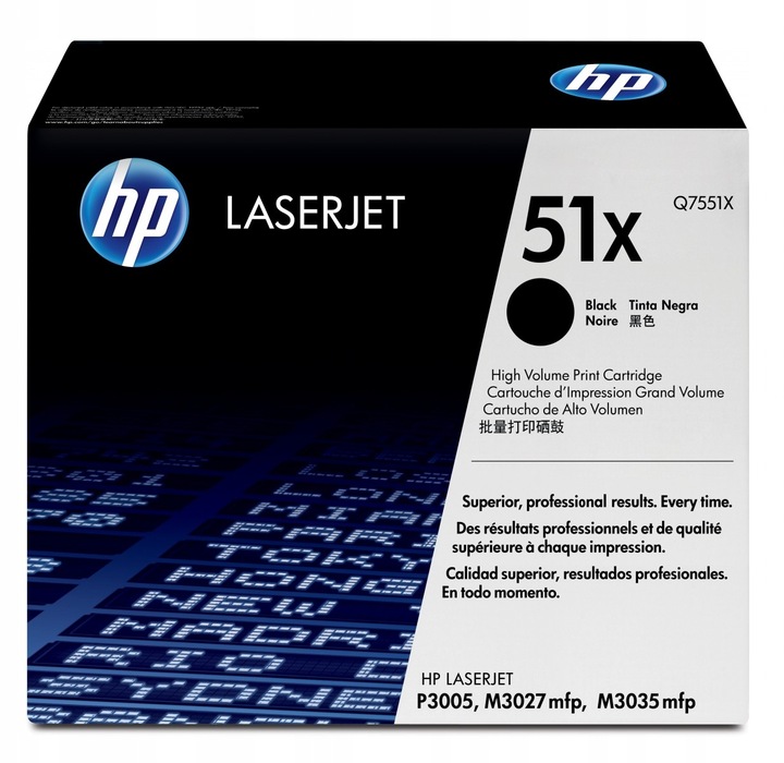 Toner HP  51X  Q7551X  Black  13000 str.