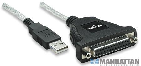 Adapter USB na LPT DB25 1.8 m Manhattan - obrazek 4