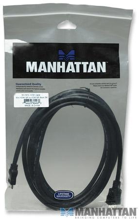 Kabel HDMI męski na HDMI męski v.1.3 1.8 m MANHATTAN - obrazek 5