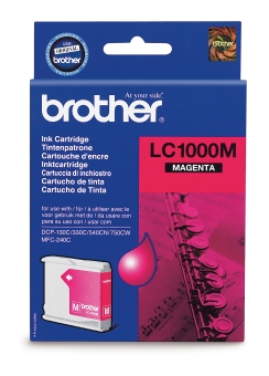 Tusz Brother LC1000M Magenta 400 str. - obrazek 2