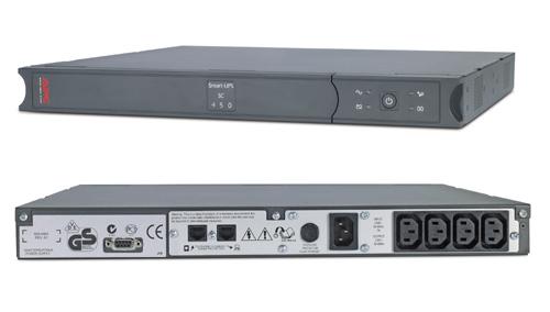 Zasilacz awaryjny UPS - APC Smart-UPS SC 450VA 1U Rack Mount/Tower - obrazek 3