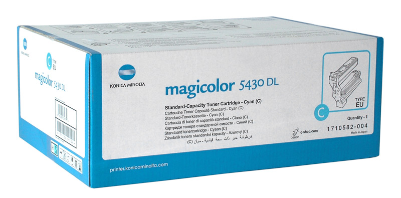 Toner Konica Minolta Magicolor Cyan 5430; 6000 str. - obrazek 2