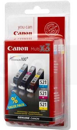 Tusze Canon CLI-521 C/M/Y - obrazek 2