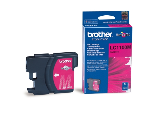 Tusz Brother LC1100M Magenta 325 str. - obrazek 2