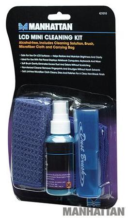 Zestaw czyszczący do ekranów LCD MINI MANHATTAN - obrazek 2