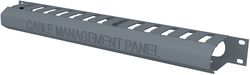 Panel 19" porządkujący przebiegi kablowe 1U - grafitowy Molex
