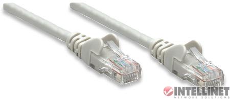 Kabel RJ45/RJ45 1 m Patchcord Kategoria 5e Szary - obrazek 2