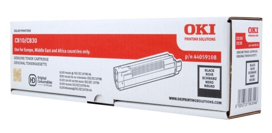 Toner OKI 44059108 Black 8000 str. - obrazek 2