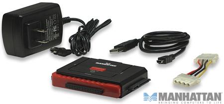 Adapter USB 2.0 na HDD/SSD IDE/SATA Manhattan - obrazek 3
