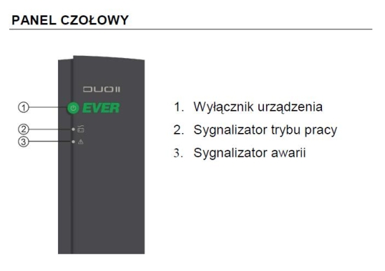 Zasilacz awaryjny UPS - Ever Duo II 1000 Pro - obrazek 5