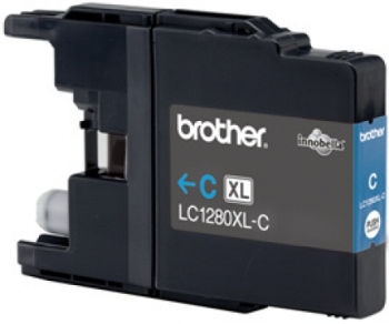 Tusz Brother LC1280XLC Cyan 1200 str. - obrazek 2
