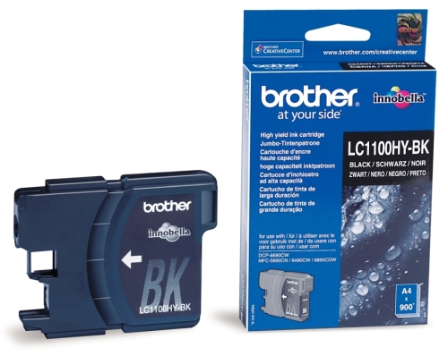Tusz Brother LC1100HYBK Black 900 str. - obrazek 2