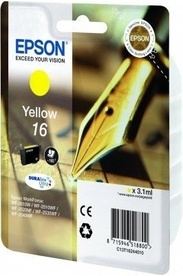 Tusz Epson T1624 Yellow 165 str. - obrazek 2