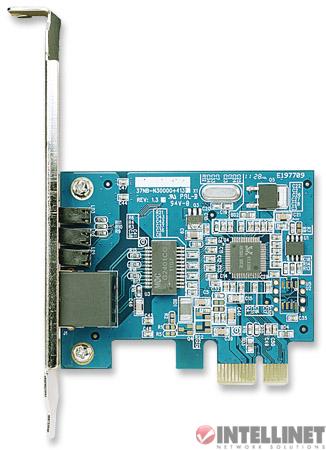 Karta sieciowa PCI-E Intellinet Gigabit 10/100/1000 Mb/s RJ45 - obrazek 4
