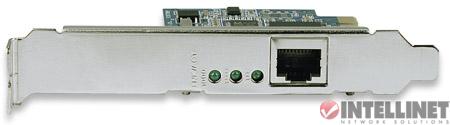 Karta sieciowa PCI-E Intellinet Gigabit 10/100/1000 Mb/s RJ45 - obrazek 3
