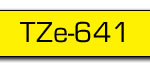 Taśma do drukarki etykiet Brother TZe641 18mm Czarny na Żółtym